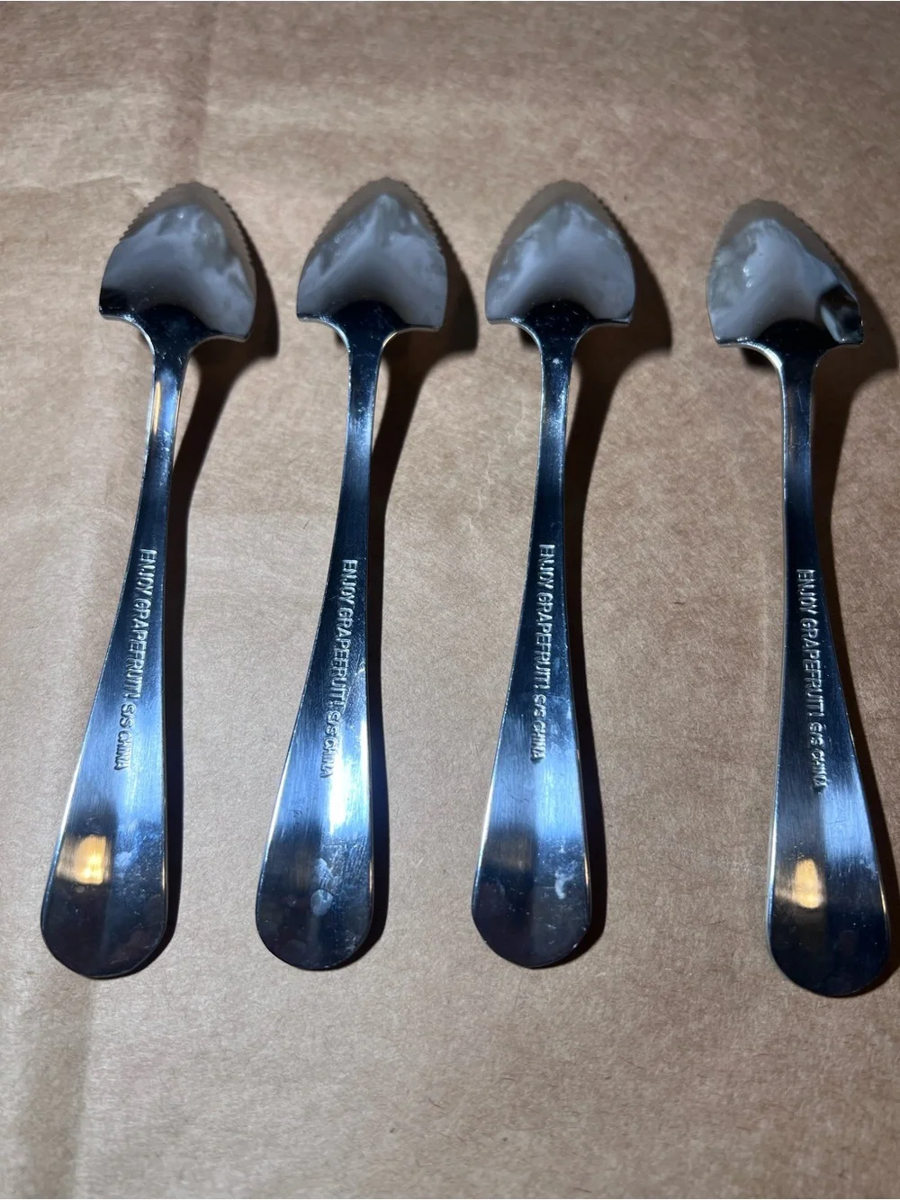 Vintage Grapefruit Spoons - Set of 4